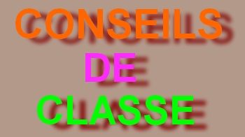 Conseils de classe du 1er trimestre