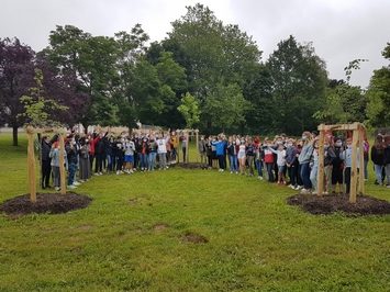 Inauguration des 3 arbres de la Laïcité